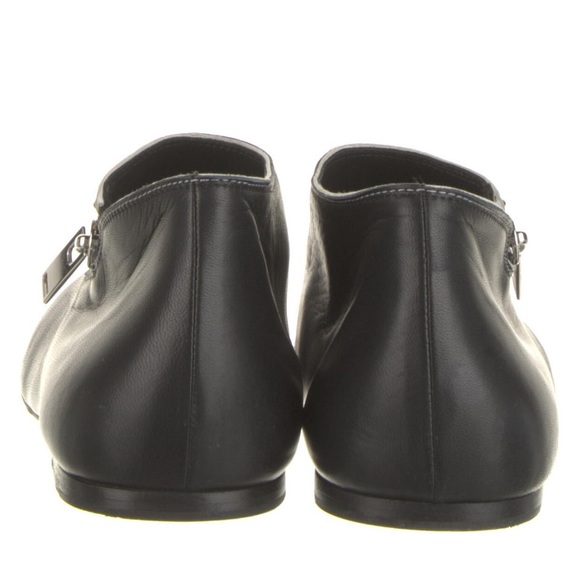 Celine Leather Zipper Flats - Picture 3 of 8